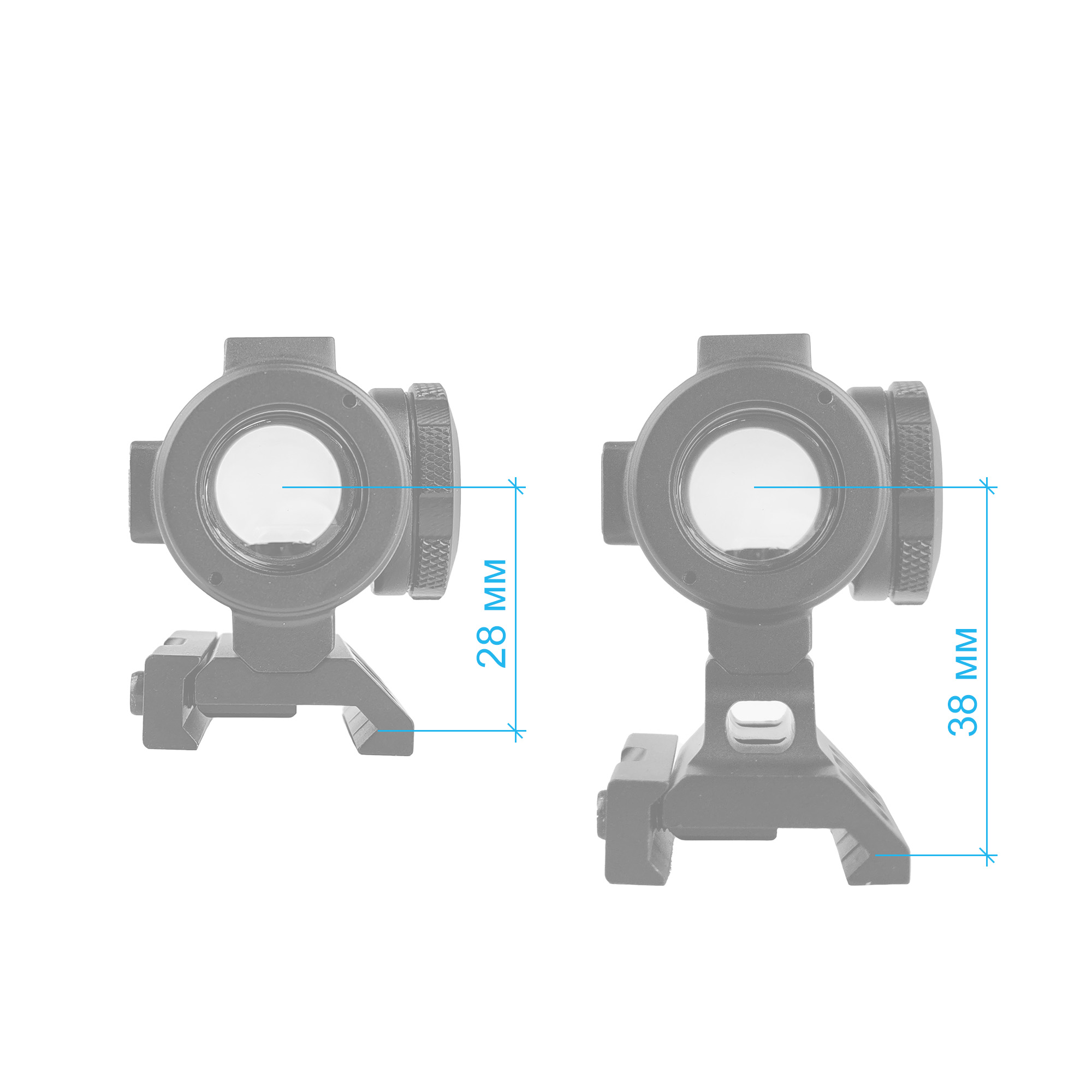 Прицел коллиматорный Veber Wolf Alfa RD1X20MRS mini