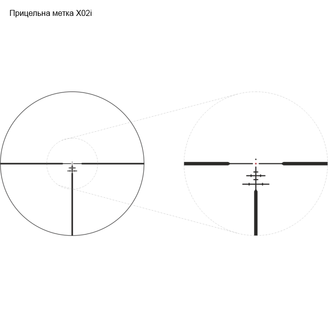 Оптический прицел Jaeger 3-12x56 с меткой  X02i (23028 X02i)