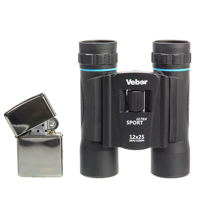 Бинокль Veber Ultra Sport БН 12x25 черный