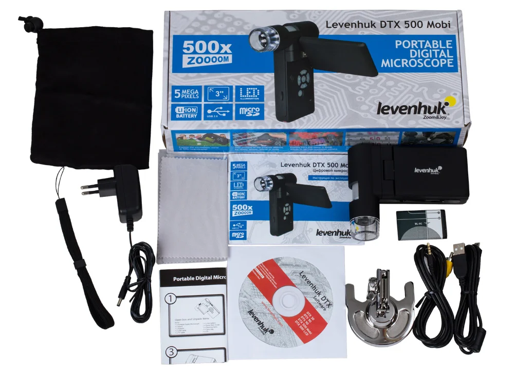 Микроскоп Levenhuk DTX 500 Mobi