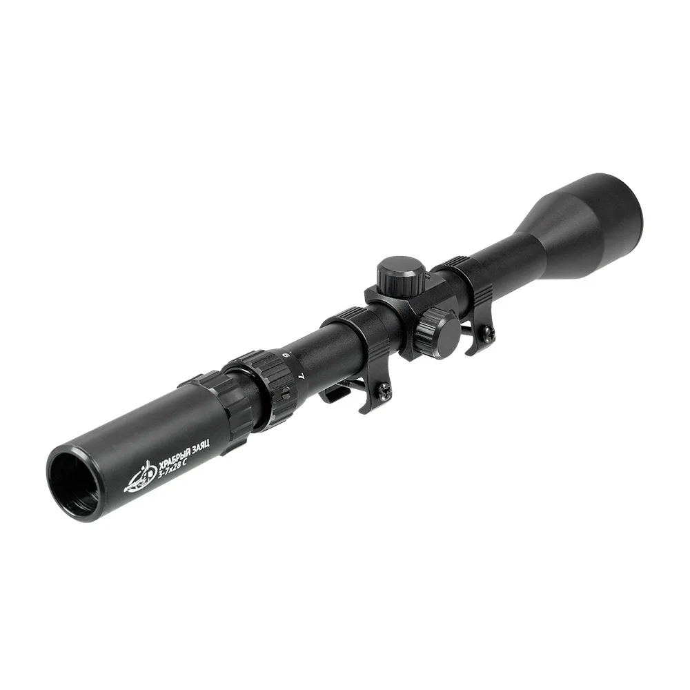 Прицел для пневматики Veber Храбрый Заяц 3-7x28 C