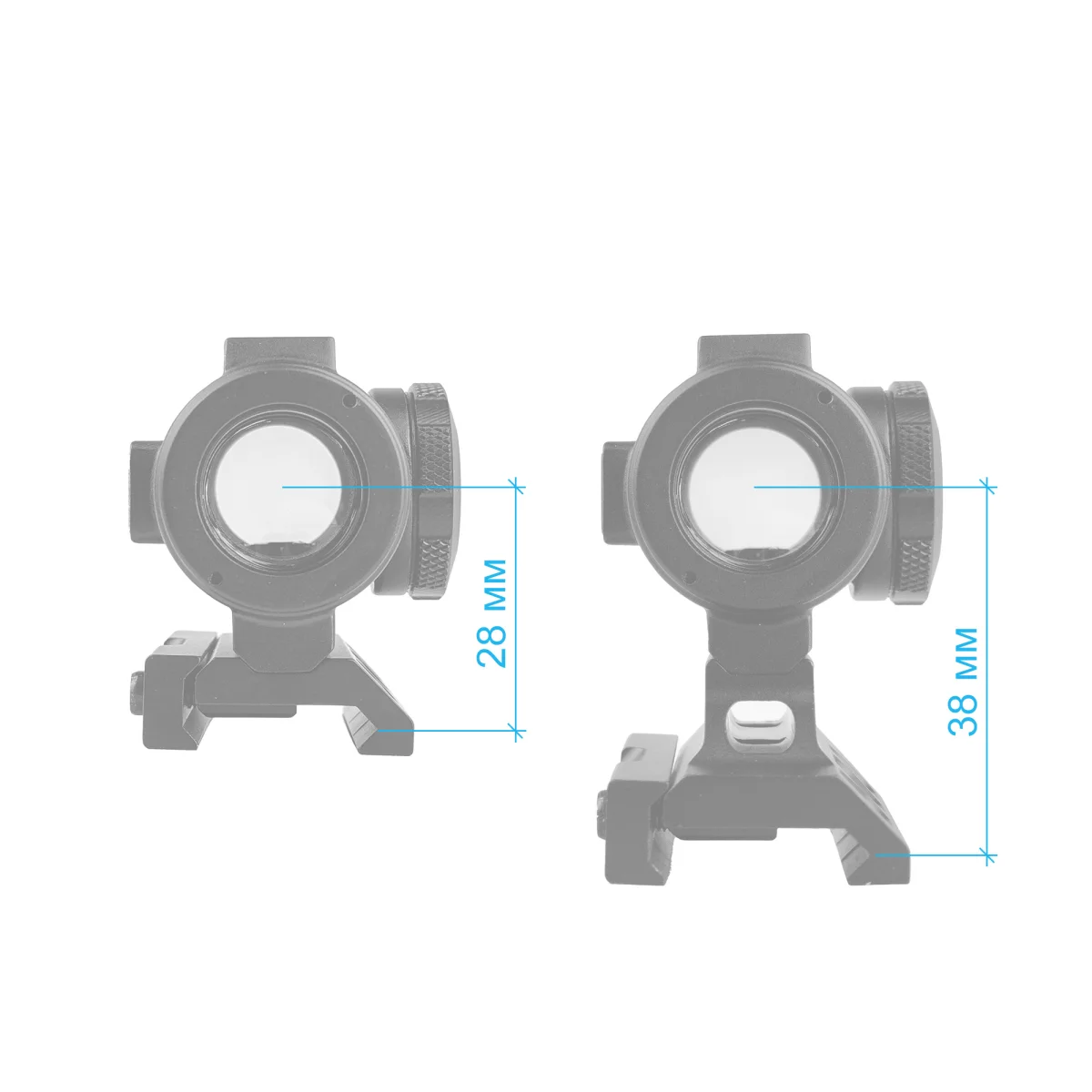 Прицел коллиматорный Veber Wolf Alfa RD1X20MRS mini