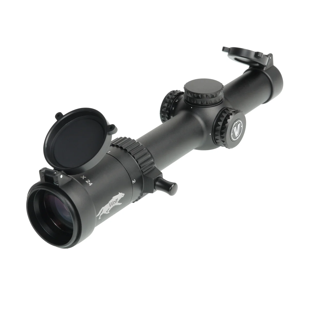Прицел оптический Veber Wolf 1-6х24 GB FD07 (DnD) Загонник