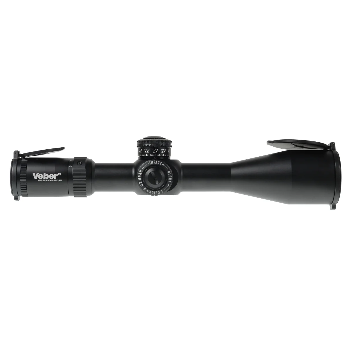Прицел оптический Veber Wolf II 5-30x56 SF IG RF1 с масштабируемой сеткой FFP