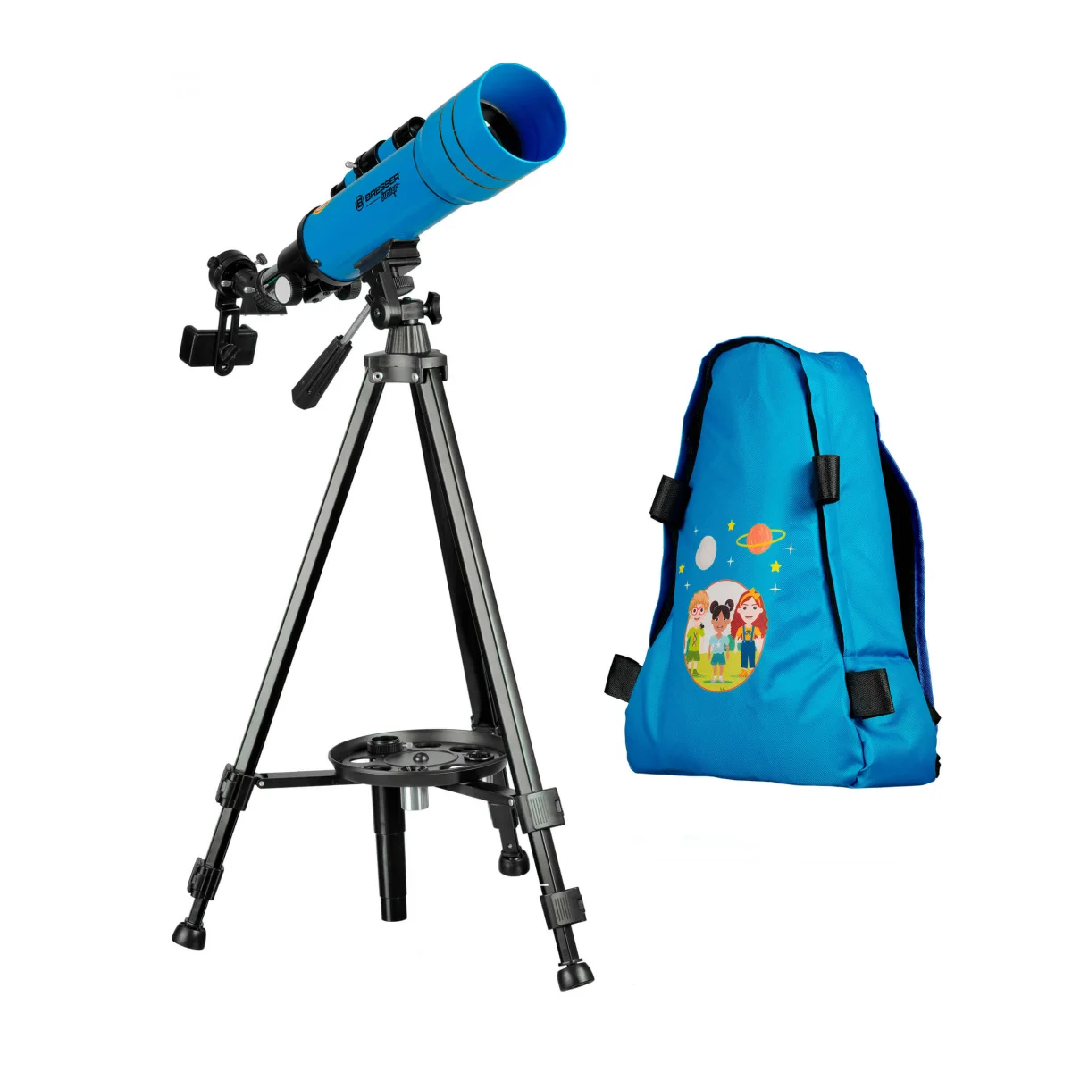 Телескоп BRESSER JUNIOR  70/400 в синем рюкзаке (8850610WXH000)