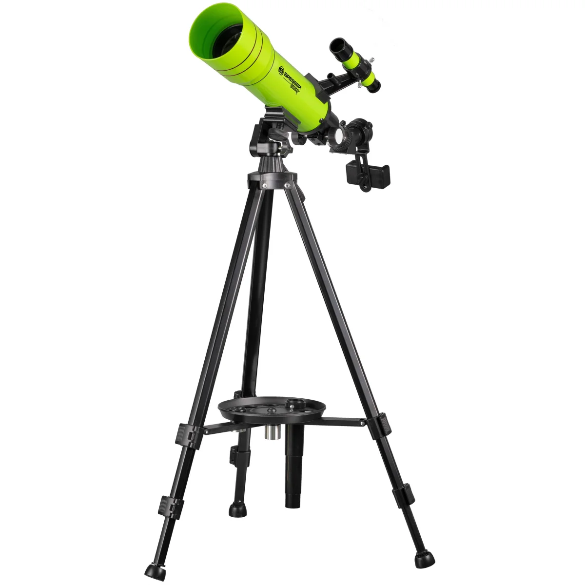 Телескоп BRESSER JUNIOR  70/400 в зеленом рюкзаке (8850610B4K000)