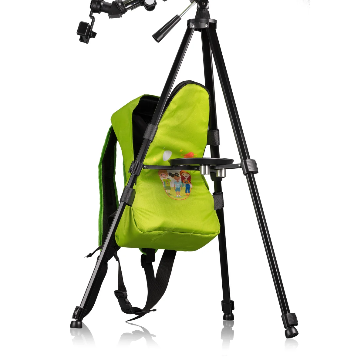 Телескоп BRESSER JUNIOR  70/400 в зеленом рюкзаке (8850610B4K000)